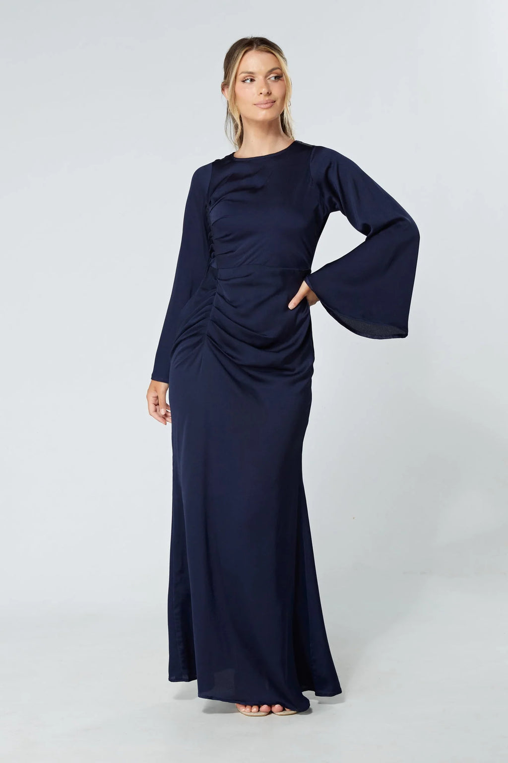 Malika Navy Maxi Dress