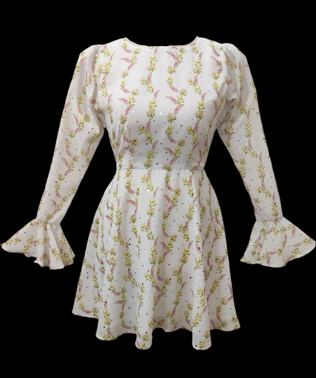 Magnolia Floral Mini Dress