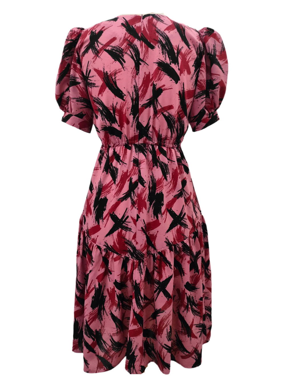 April Pink Midi Dress