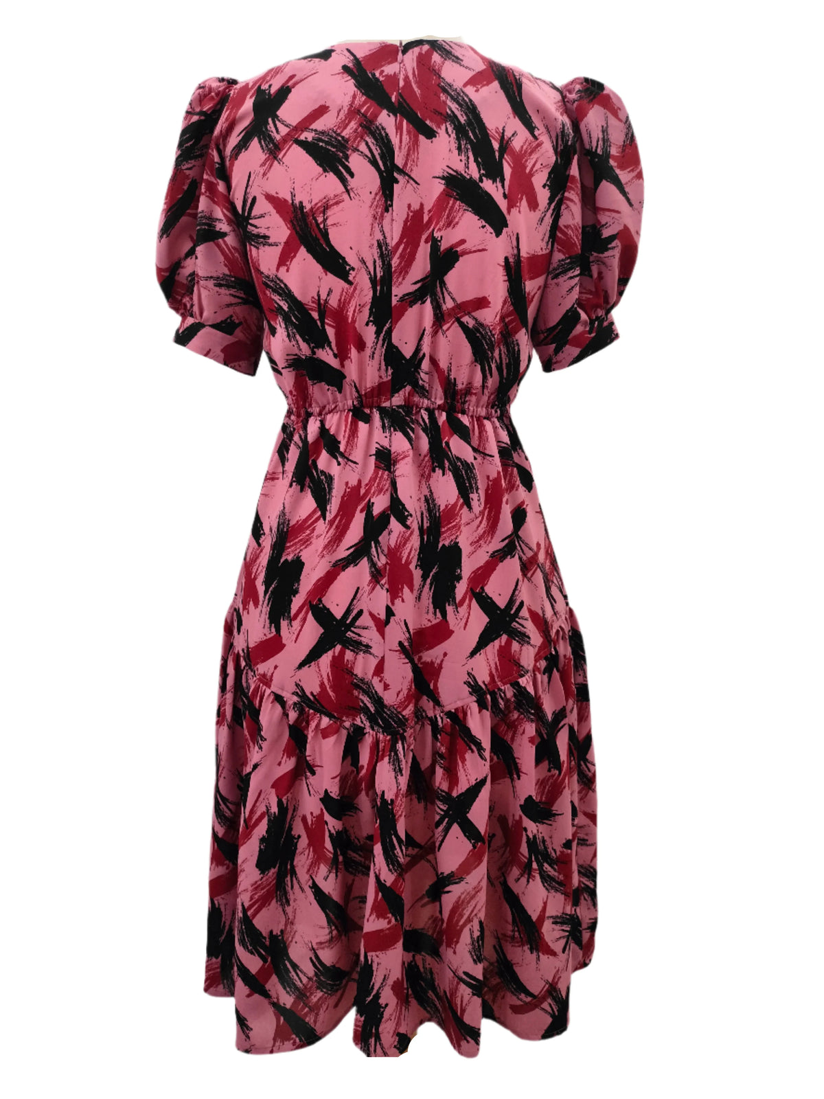 April Pink Midi Dress