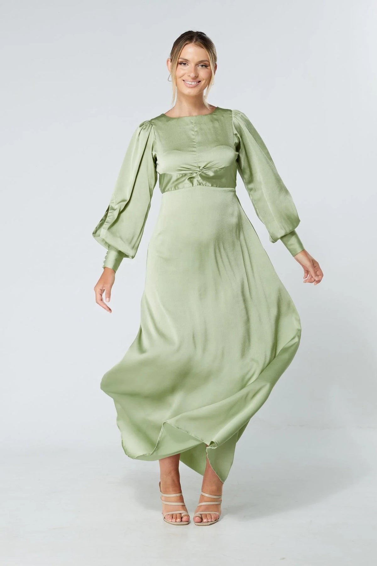 Olivia Knotted Front Maxi Dress