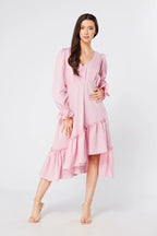 Alira Rosy Pink Midi Dress