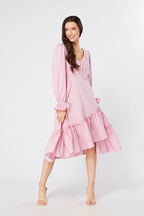 Alira Rosy Pink Midi Dress
