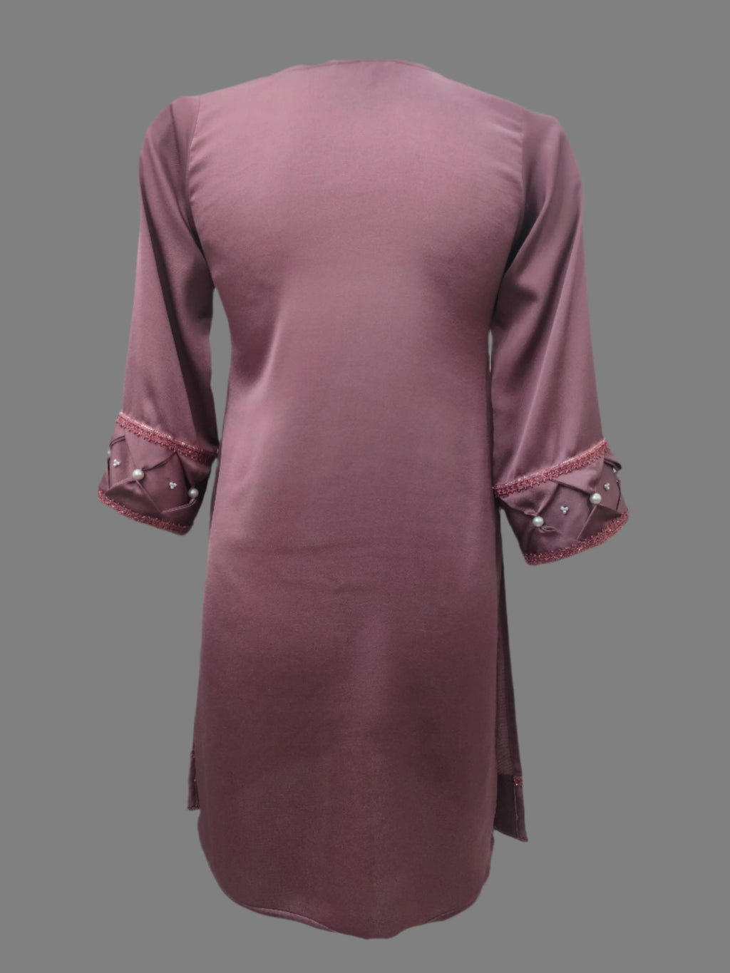 Seri Lilac Pink Premium Satin Kameez