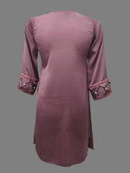 Seri Lilac Pink Premium Satin Kameez