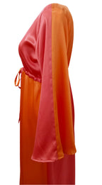 Renee Pink Orange Midaxi Dress