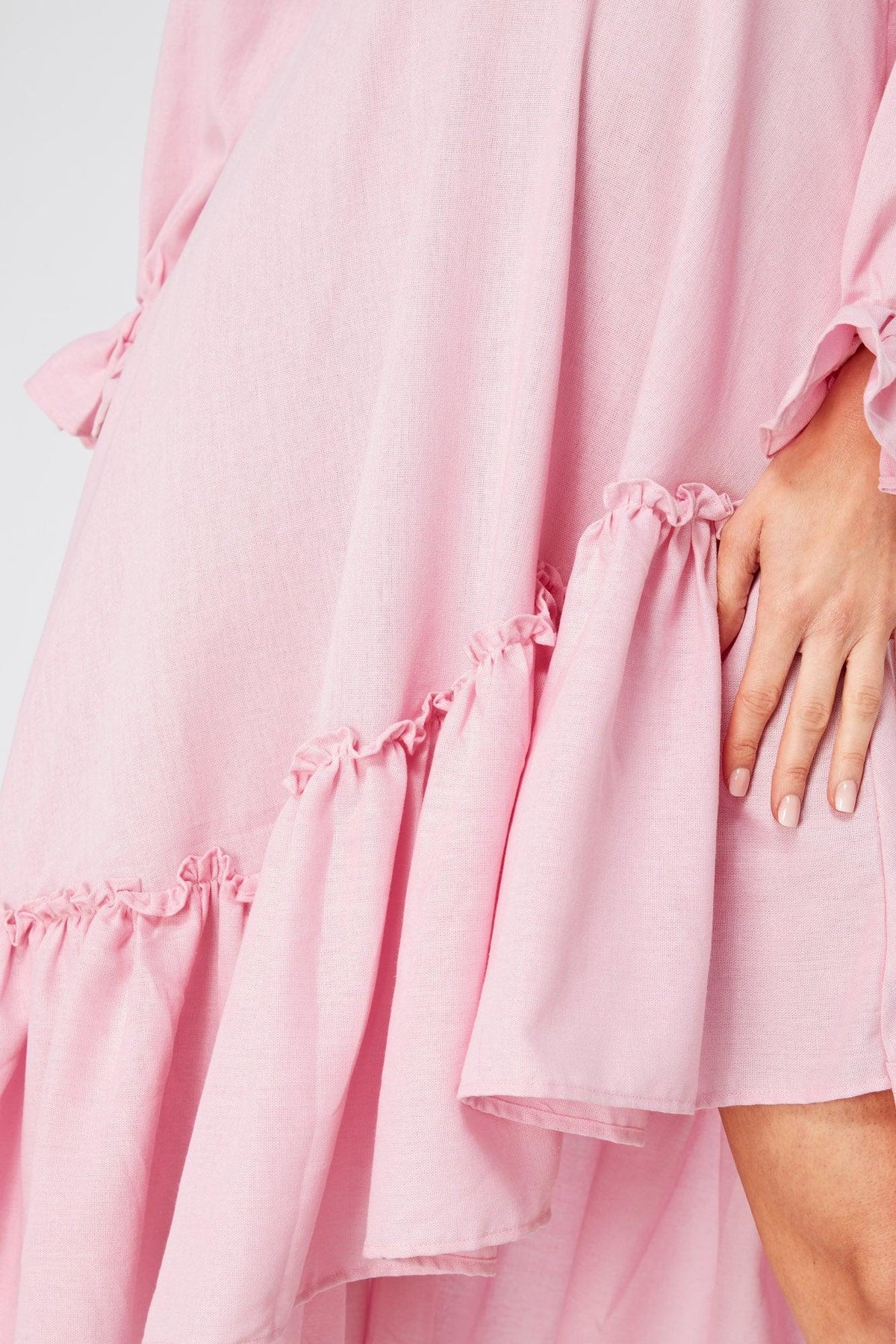 Alira Rosy Pink Midi Dress
