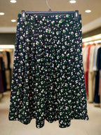 Imara Black Printed Skirt