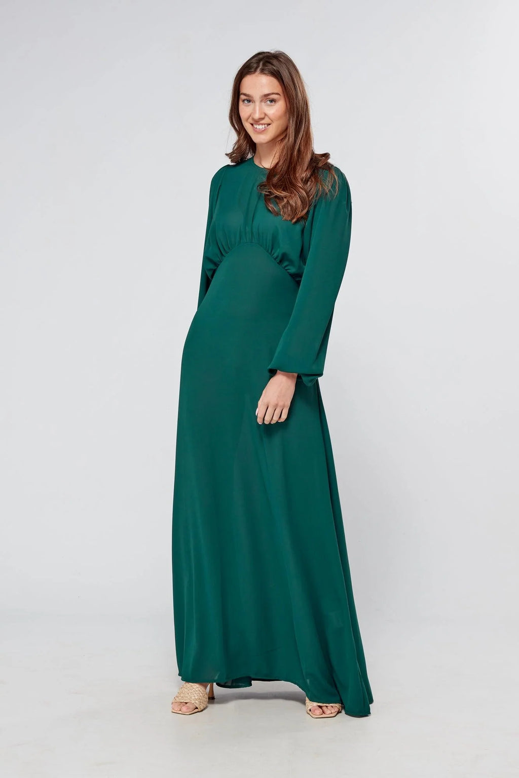 Essina Green Maxi Dress