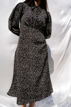 Grace Midi Dress with Wide Sleeves