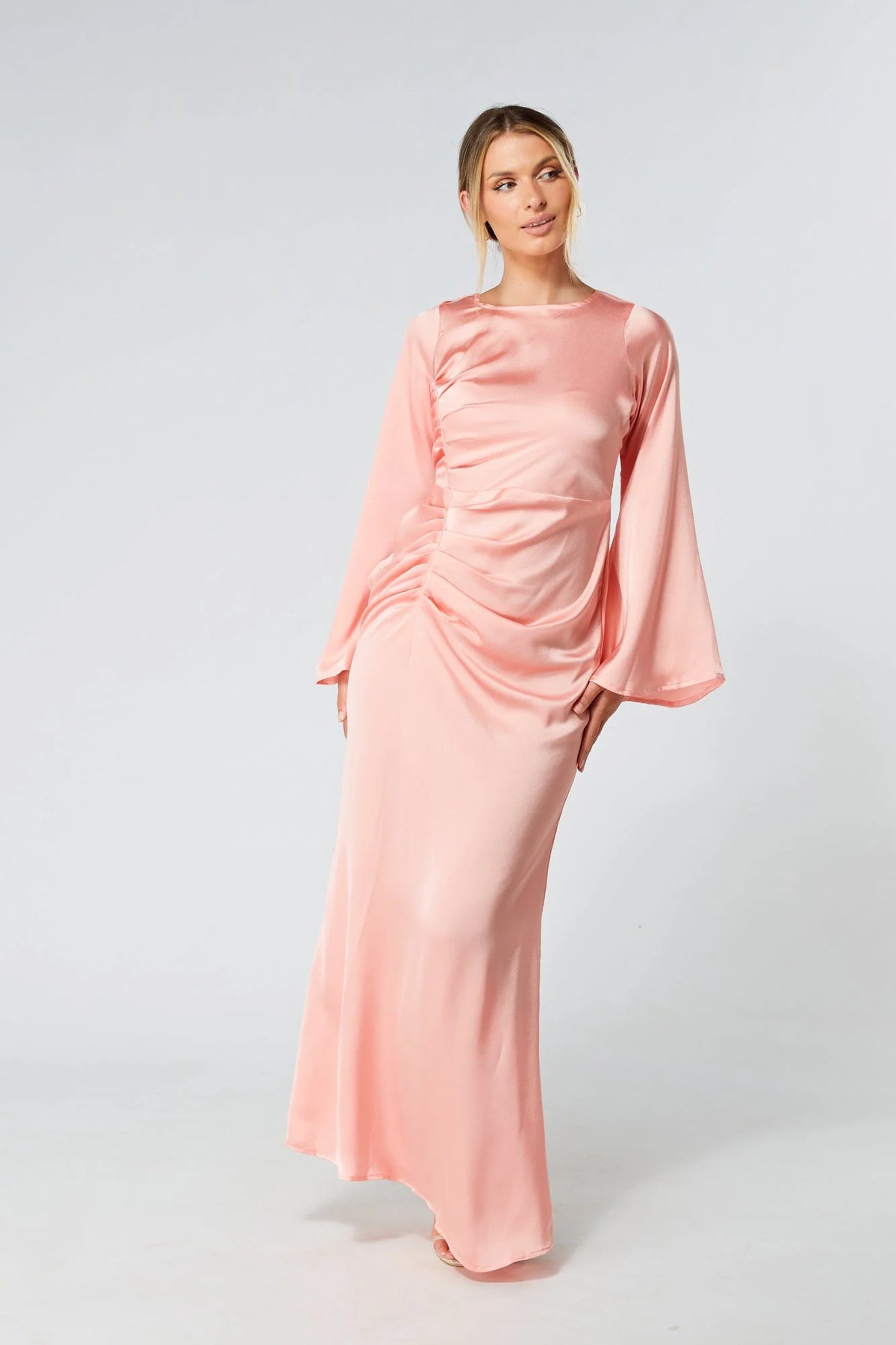 Malika Blush Maxi Dress