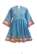 Isla mini dress with wide sleeves
