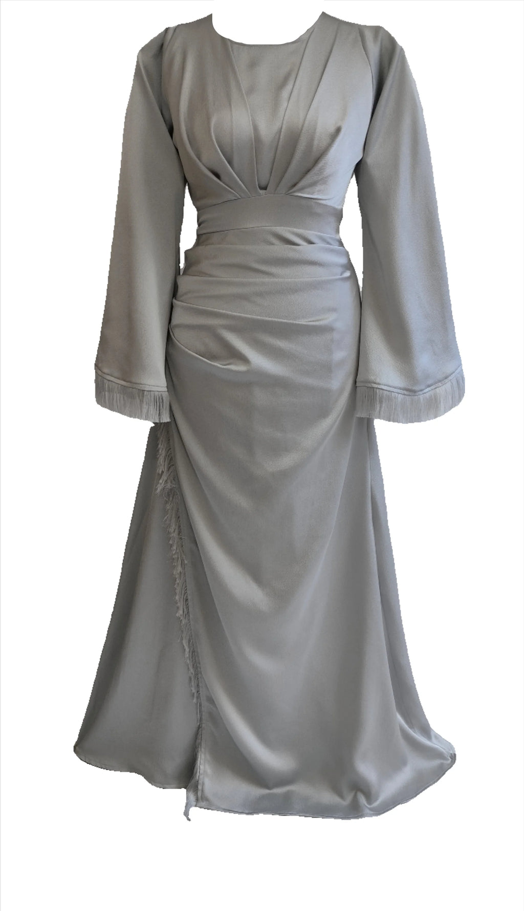 Amaya silver maxi dress