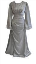 Amaya silver maxi dress