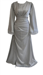 Amaya silver maxi dress