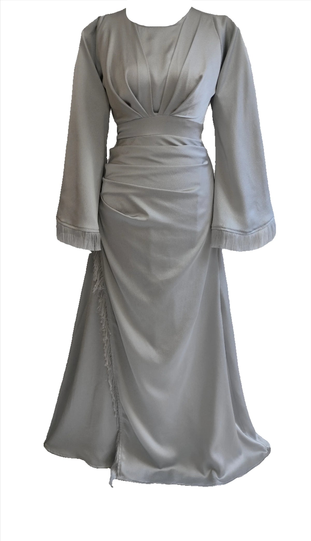 Amaya silver maxi dress