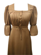 Stella Dark Gold Midi Dress