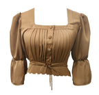 Stella Gold Vintage Buttoned Blouse