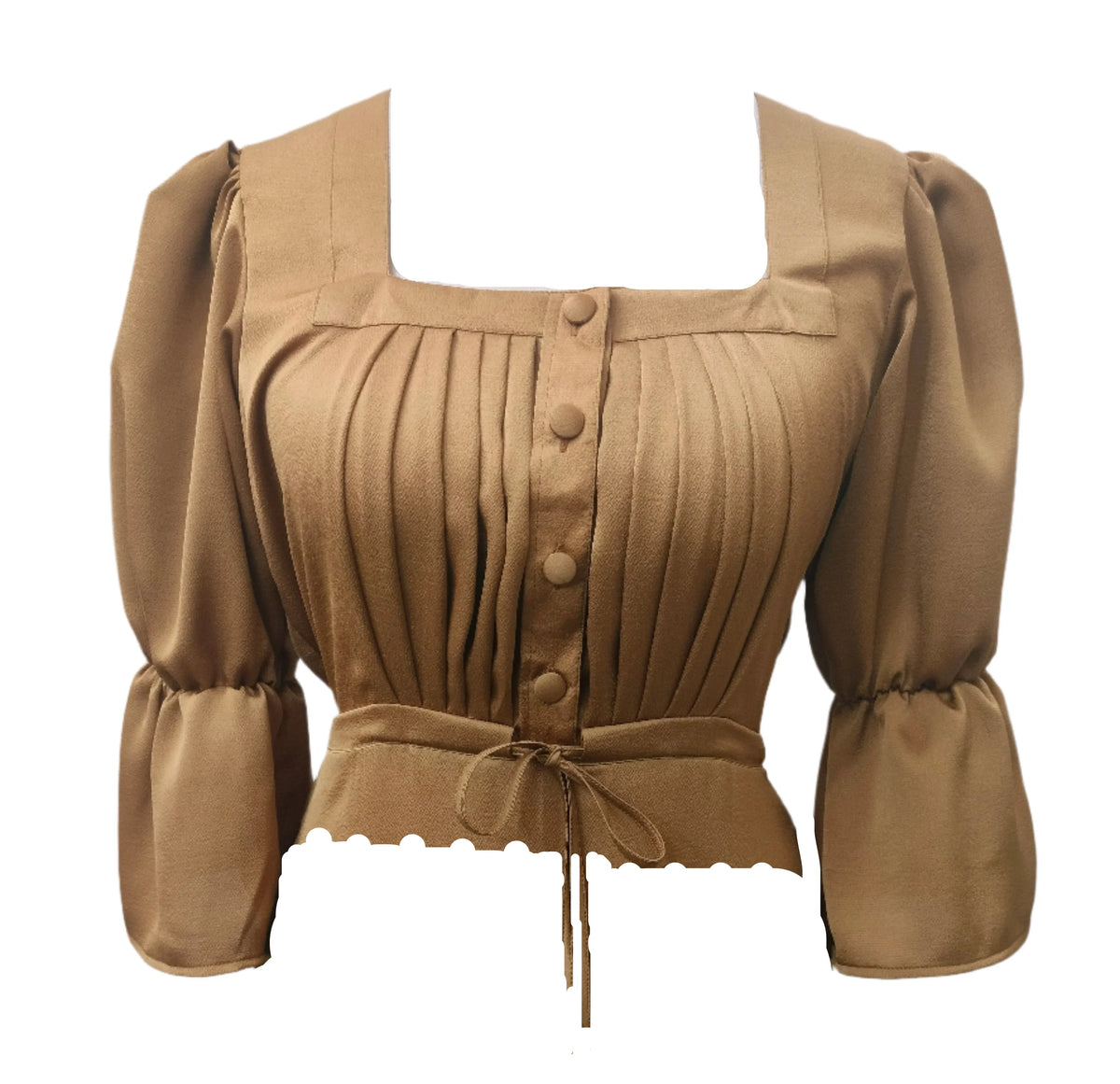 Stella Gold Vintage Buttoned Blouse