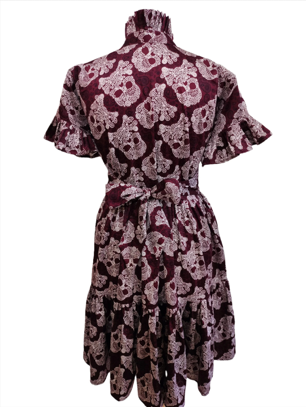 Viola Brown Printed Mini Dress
