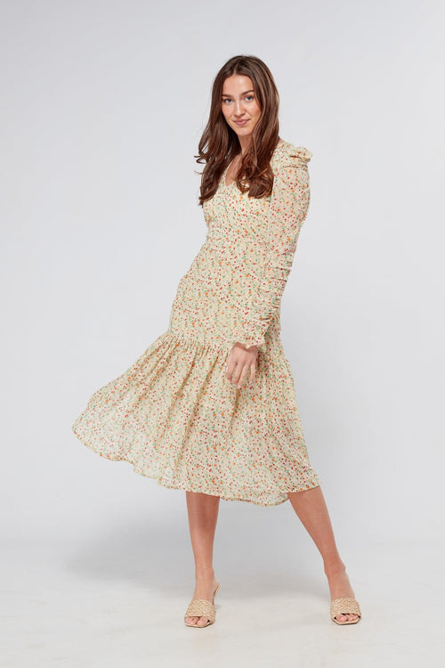 Asteria floral Midi Dress