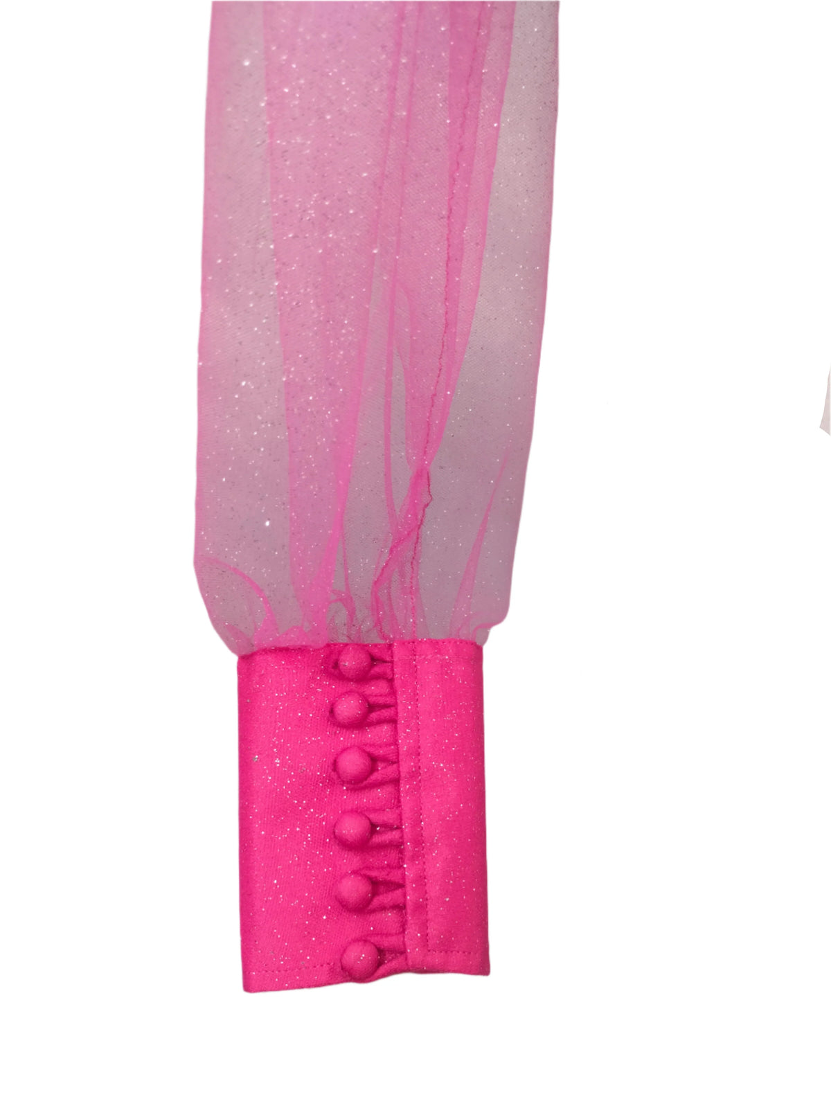 Tracy Pink Glitter Crop Top