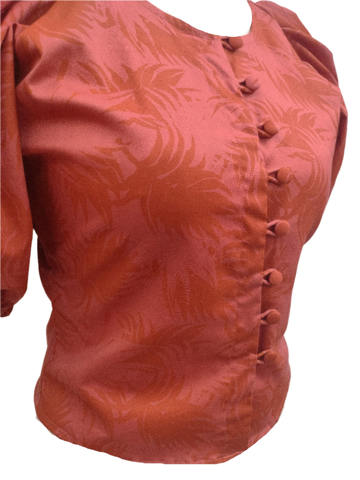 Jasmine red denim top