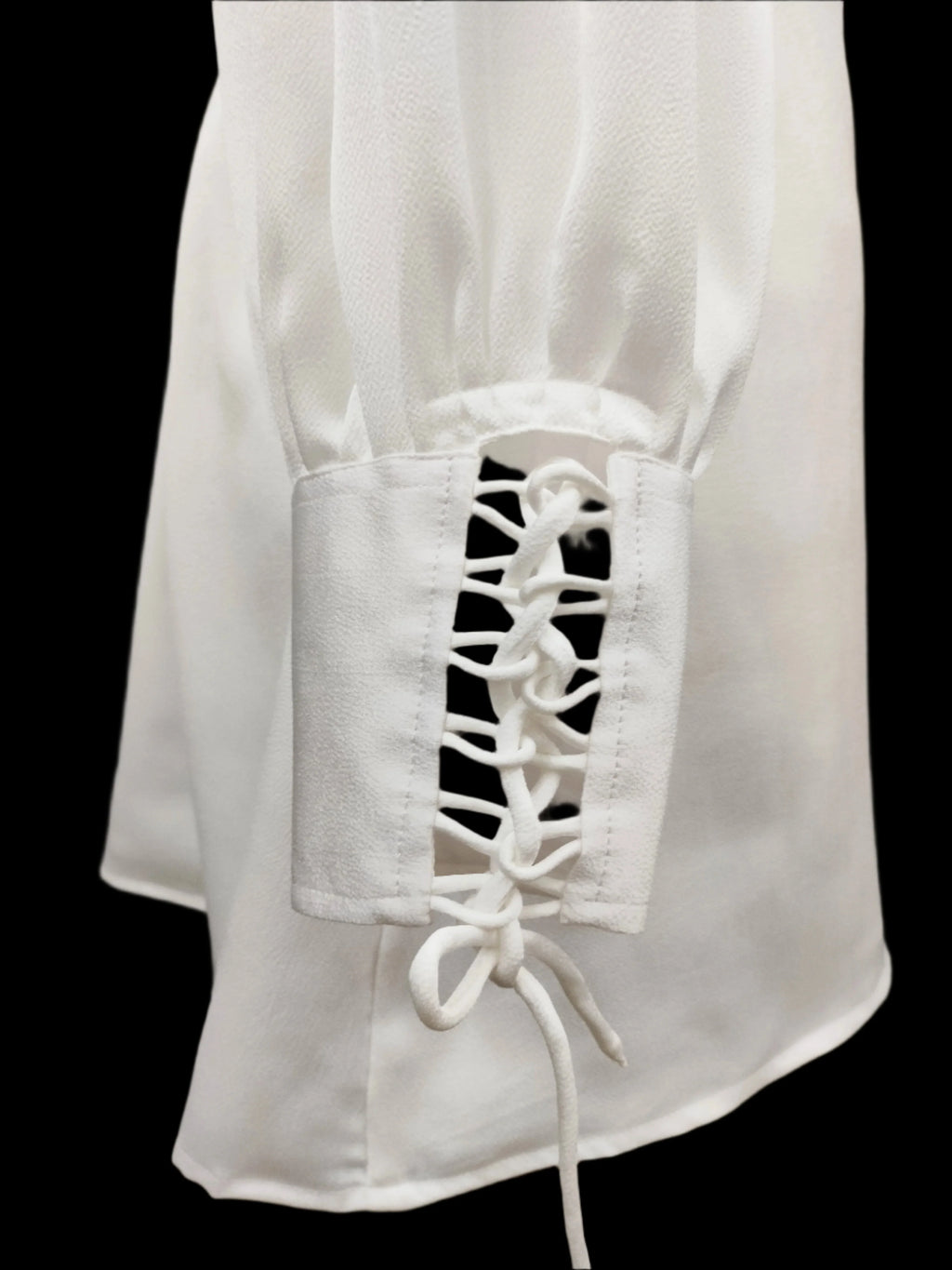 Eloise White Satin Top