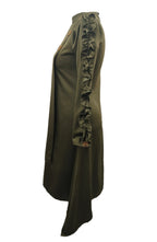 Eva Moss Green Midi Dress