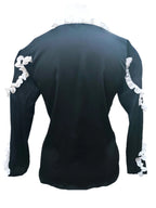 Payton Black White Long Sleeves Top
