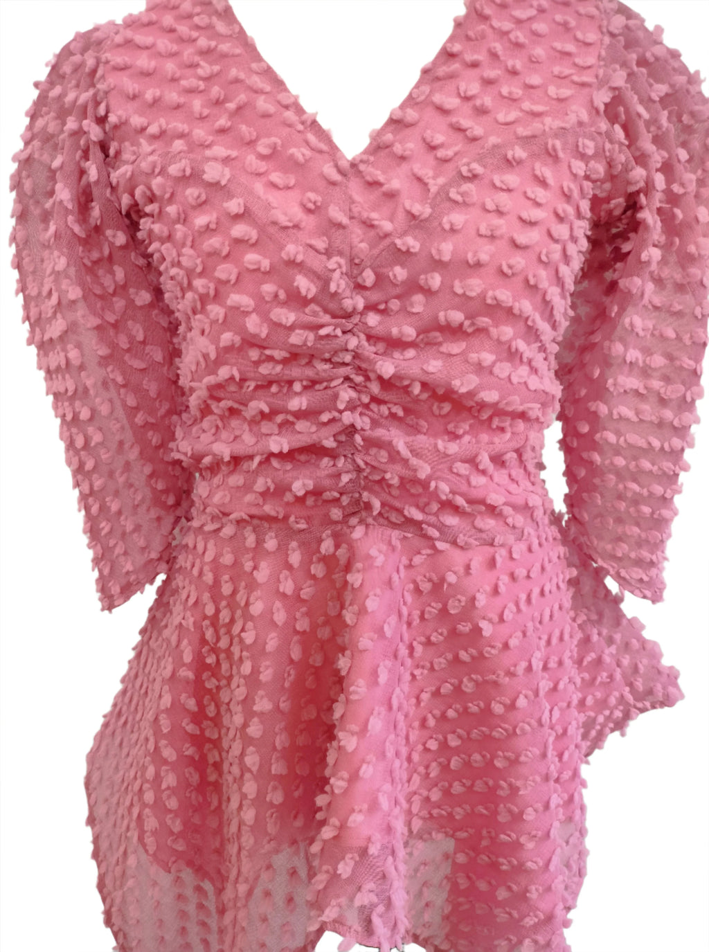 Oriah pink puffy top