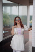 Liana Off White Ethnic Kurti