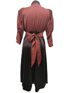 Rihanna Satin Midi Dress