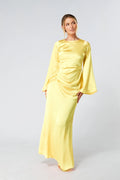 Malika Yellow Maxi Dress