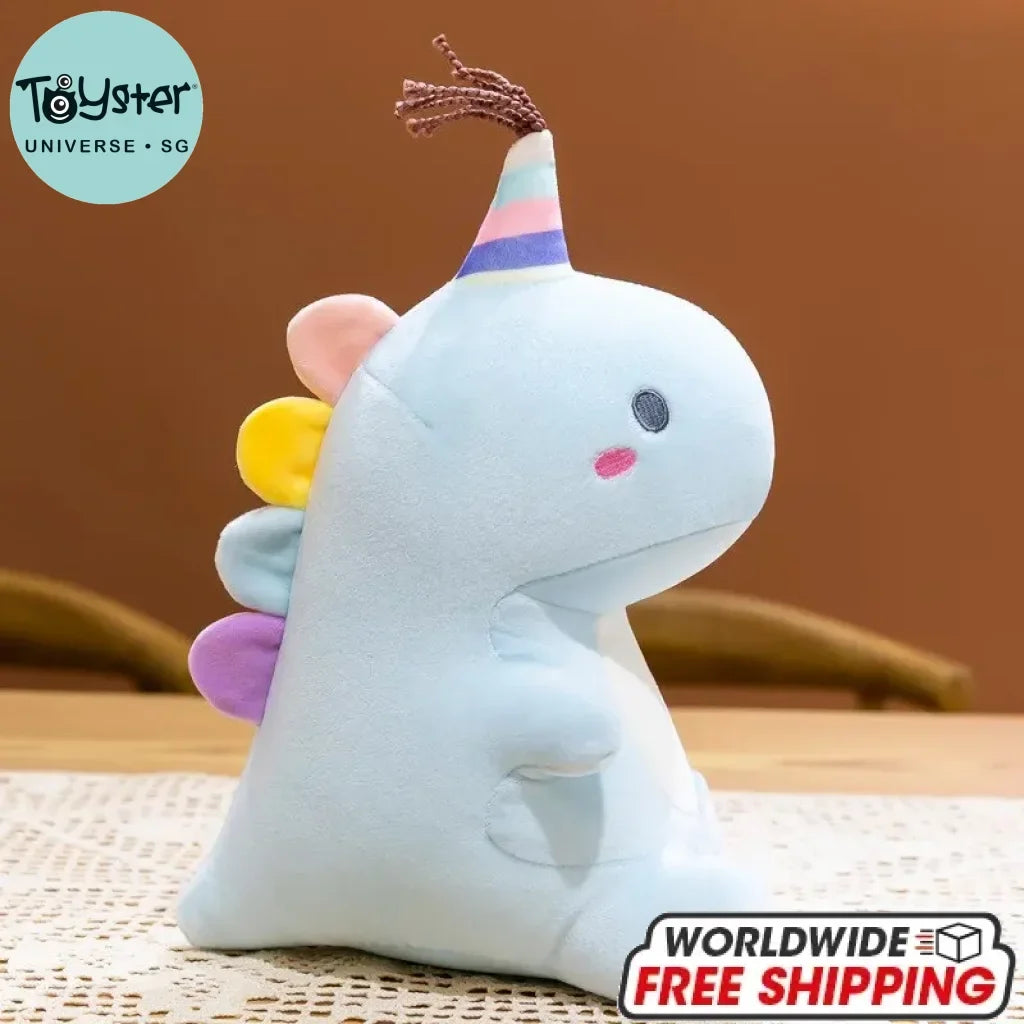 30cm Blue Cute Dinosaur Plush Toy