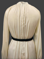 Sydney Off White Satin Top
