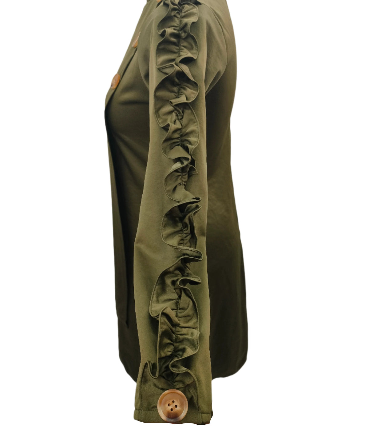 Eva Moss Green Midi Dress