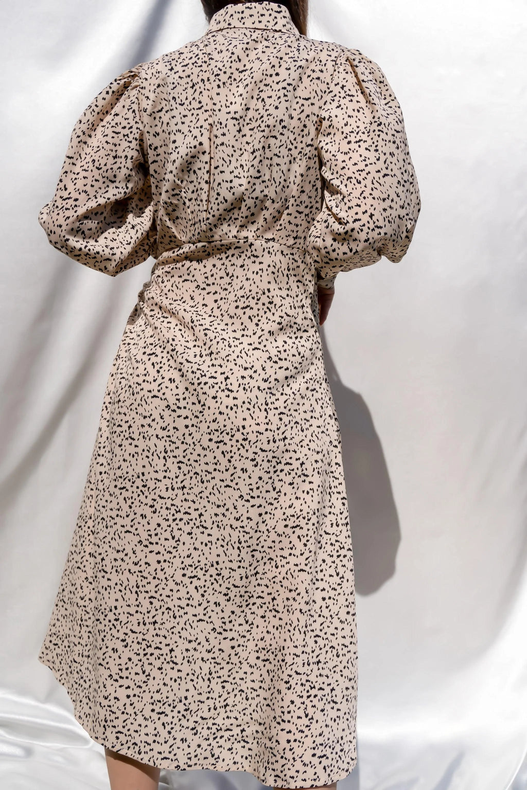Isabella Wide Sleeve Midi Dress