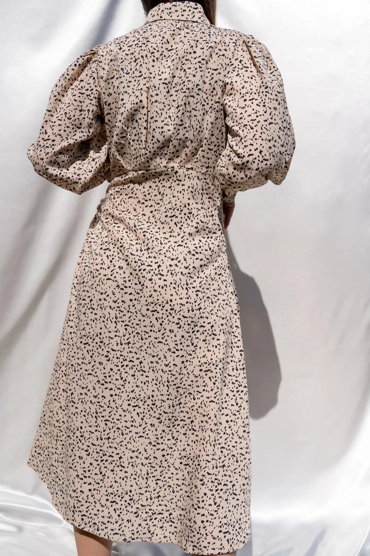 Isabella Wide Sleeve Midi Dress
