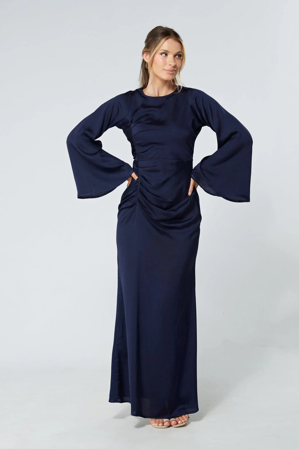 Malika Navy Maxi Dress