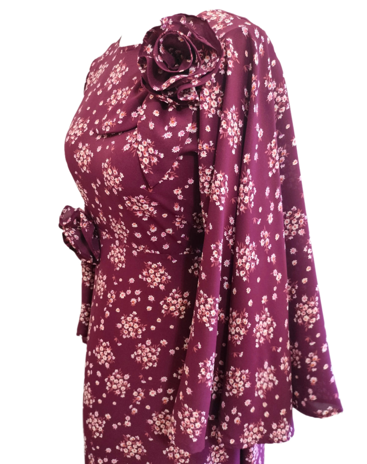Freya brown printed midi dress