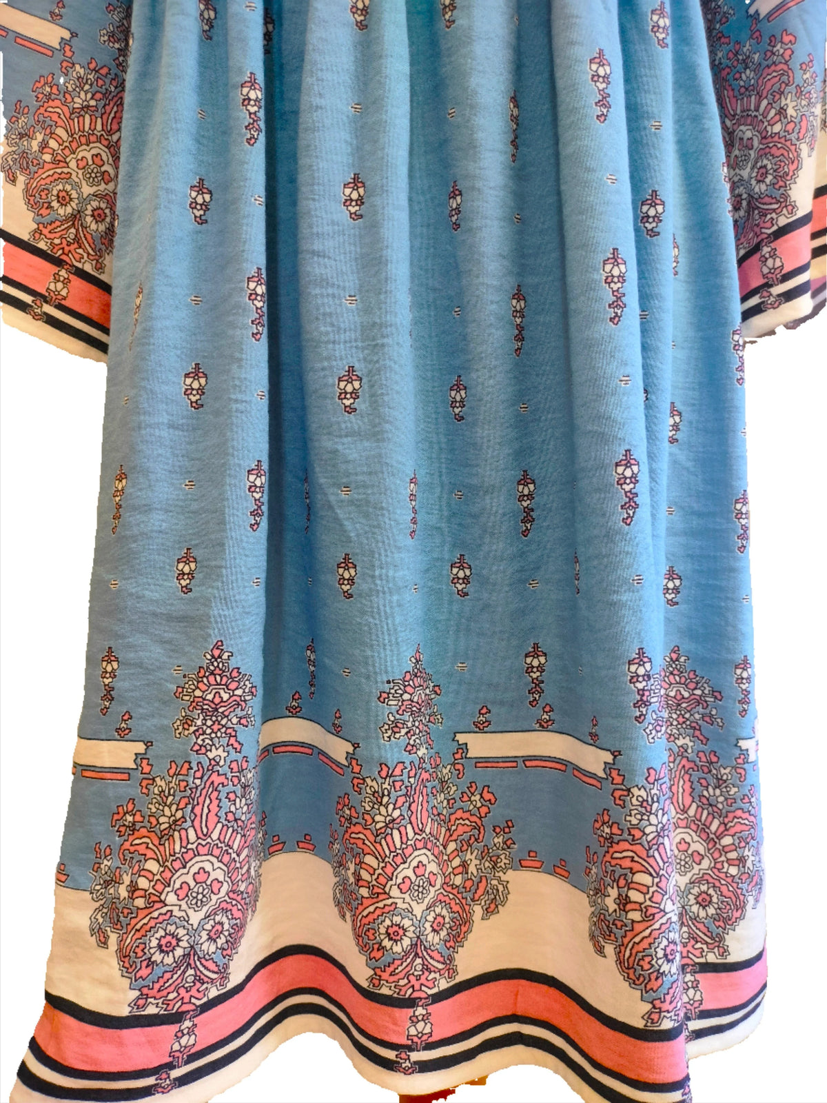 Isla mini dress with wide sleeves