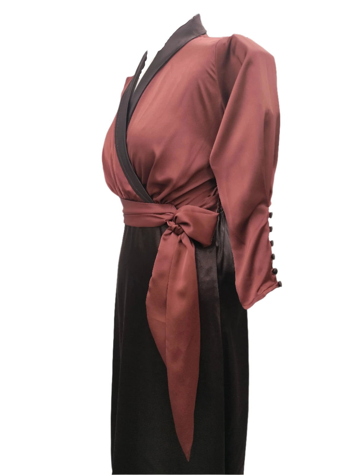 Rihanna Satin Midi Dress