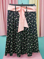 Imara Black Printed Skirt