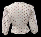 Stella White Vintage Buttoned Blouse