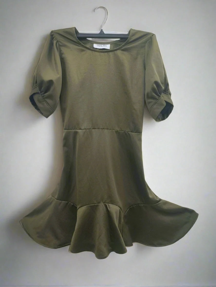 Lindsey Moss Green Midi Dress