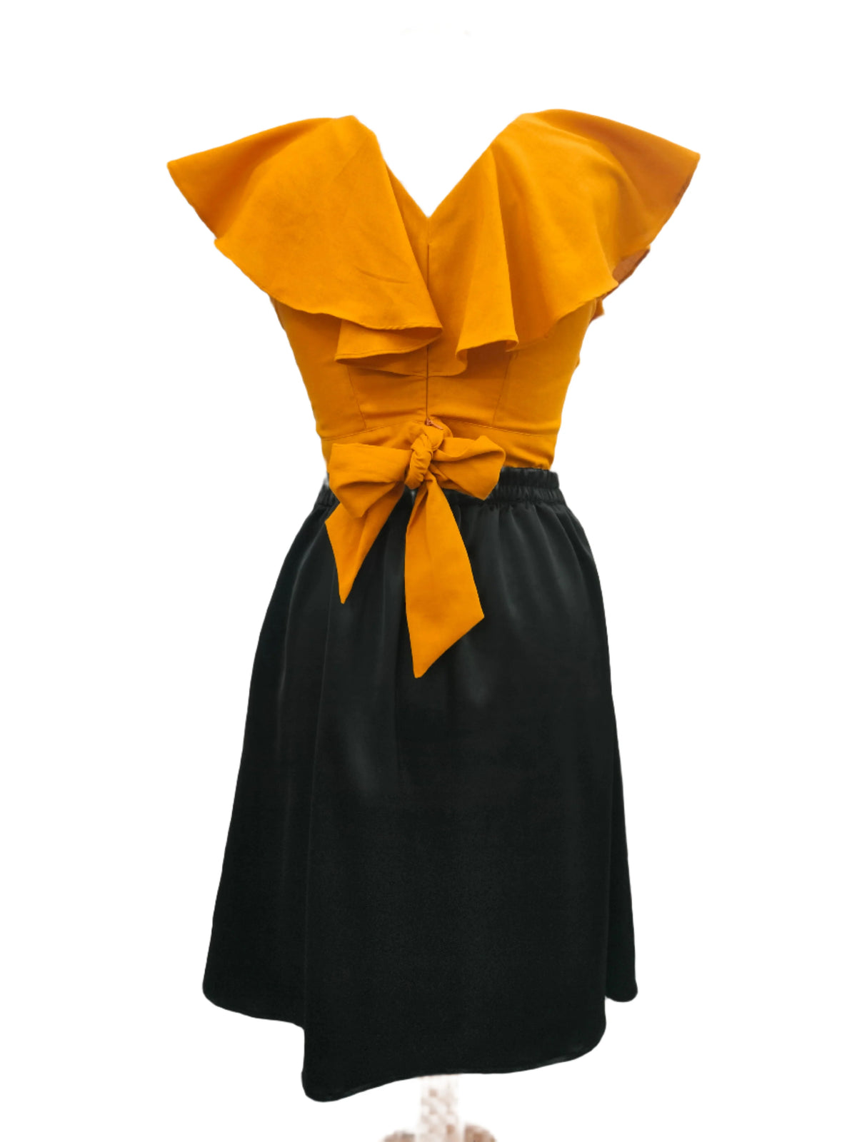 Dorothy Yellow Crop Top Skirt