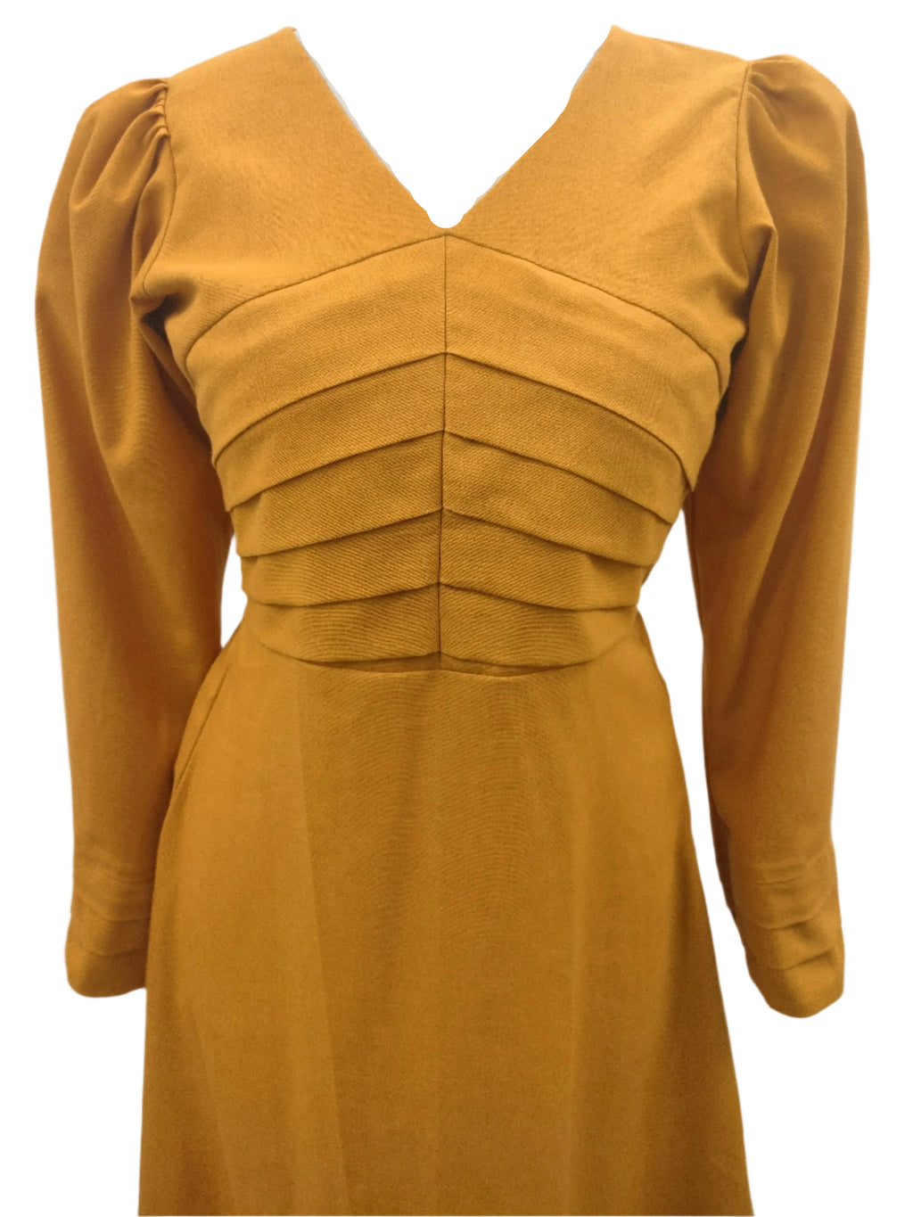 Phyllis yellow midi dress