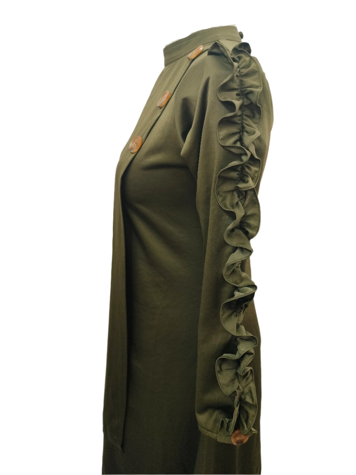 Eva Moss Green Midi Dress
