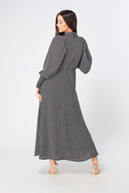 Lilia High Neck Maxi Dress